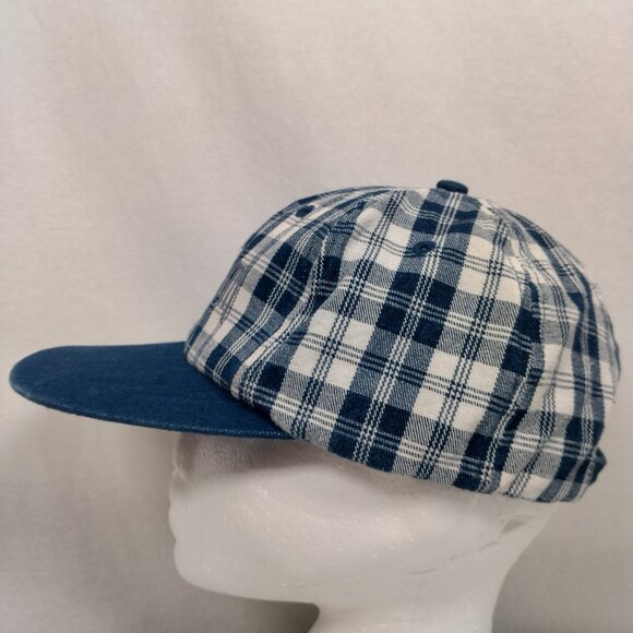 Fright Farm Cap Hat Plaid Strap Back Halloween Haunted House Smithfield PA Vtg - Picture 7 of 13